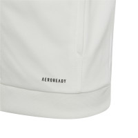 adidas Ajax Survêtement Full-Zip 2023-2024 Enfants Blanc Bleu Foncé Bleu Clair