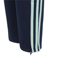 adidas Ajax Survêtement Full-Zip 2023-2024 Enfants Blanc Bleu Foncé Bleu Clair