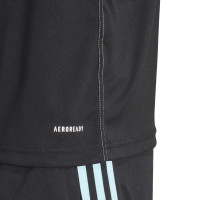 adidas Tiro 23 Club Trainingsshirt Zwart Lichtblauw