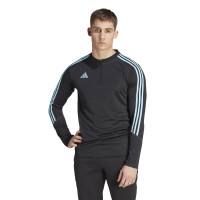 adidas Tiro 23 Club Trainingstrui Zwart Lichtblauw