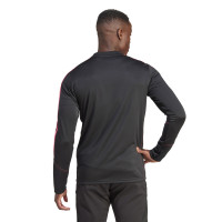 adidas Tiro 23 Club Trainingstrui 1/4-Zip Zwart Roze