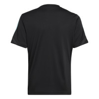 adidas Tiro 23 Club Maillot d'Entraînement Enfants Noir Bleu Clair