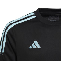 adidas Tiro 23 Club Maillot d'Entraînement Enfants Noir Bleu Clair