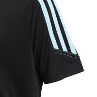 adidas Tiro 23 Club Maillot d'Entraînement Enfants Noir Bleu Clair