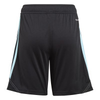 adidas Tiro 23 Club Trainingsbroekje Kids Zwart Lichtblauw