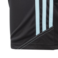 adidas Tiro 23 Club Trainingsbroekje Kids Zwart Lichtblauw