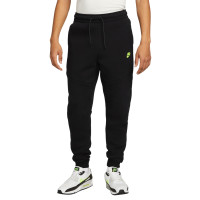 Nike Tech Fleece Survêtement Noir Gris Foncé Jaune