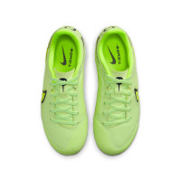 Nike Tiempo Legend 9 Academy Gazon Naturel Gazon Artificiel Chaussures de Foot (MG) Enfants Vert Clair Jaune Vif Blanc