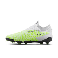 Nike Phantom GX Academy Dynamic Fit Gras / Kunstgras Voetbalschoenen (MG) Wit Felgeel Zwart