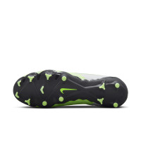 Nike Phantom GX Academy Dynamic Fit Gras / Kunstgras Voetbalschoenen (MG) Wit Felgeel Zwart