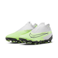 Nike Phantom GX Academy Dynamic Fit Gras / Kunstgras Voetbalschoenen (MG) Wit Felgeel Zwart