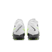 Nike Phantom GX Academy Dynamic Fit Gras / Kunstgras Voetbalschoenen (MG) Wit Felgeel Zwart