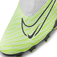 Nike Phantom GX Academy Dynamic Fit Gras / Kunstgras Voetbalschoenen (MG) Wit Felgeel Zwart