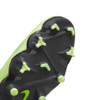 Nike Phantom GX Academy Dynamic Fit Gras / Kunstgras Voetbalschoenen (MG) Wit Felgeel Zwart