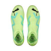PUMA Future Match+ Sans Lacets Gazon Naturel Gazon Artificiel Chaussures de Foot (MG) Vert Clair Vert Vif Noir