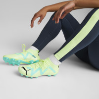 PUMA Future Match Gazon Naturel Gazon Artificiel Chaussures de Foot (MG) Femmes Vert Clair Vert Vif Noir