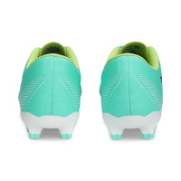 PUMA Ultra Play Gazon Naturel Gazon Artificiel Chaussures de Foot (MG) Vert Vif Vert Clair Blanc