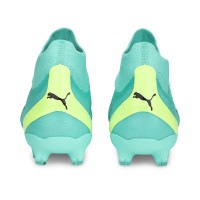 PUMA Ultra Pro Gazon Naturel / Gazon Artificiel Chaussures de Foot (MG) Enfants Vert Vif Vert Clair Blanc