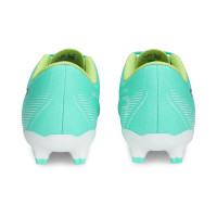 PUMA Ultra Play Gazon Naturel Gazon Artificiel Chaussures de Foot (MG) Enfants Vert Vif Vert Clair Blanc