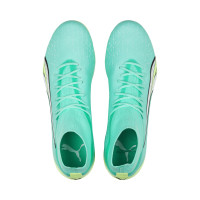 PUMA Ultra Pro Gazon Naturel / Gazon Artificiel Chaussures de Foot (MG) Vert Vif Vert Clair Blanc