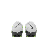 Nike Phantom GX Academy Gazon Naturel Gazon Artificiel Chaussures de Foot (MG) Blanc Jaune Vif Noir