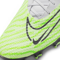 Nike Phantom GX Academy Gazon Naturel Gazon Artificiel Chaussures de Foot (MG) Blanc Jaune Vif Noir
