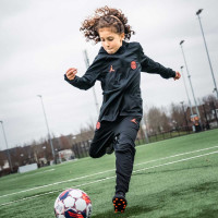 Nike Jordan Paris Saint-Germain Strike Survêtement à Capuche 2022-2023 Enfants Noir Rouge