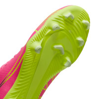 Nike Mercurial Superfly 9 Club Gazon Naturel Gazon Artificiel Chaussures de Foot (MG) Enfants Rose Vif Jaune Vert Clair