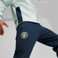 PUMA Manchester City FtblArchive Pantalon d'Entraînement 2022-2023 Bleu Foncé Blanc