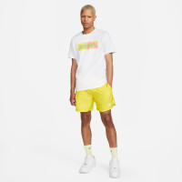 Nike Sportswear Club Woven Short Jaune Blanc