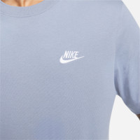Nike Sportswear Club T-Shirt Blauwgrijs Wit