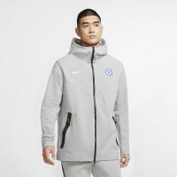 Nike Chelsea Tech Fleece Pack Hoodie Full Zip 2020-2021 Donkergrijs