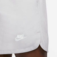 Nike Sportswear Club Woven Short Gris Blanc