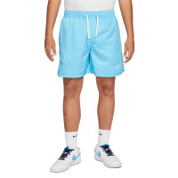 Nike Sportswear Club Woven Broekje Lichtblauw Wit