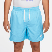 Nike Sportswear Club Woven Broekje Lichtblauw Wit