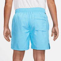 Nike Sportswear Club Woven Broekje Lichtblauw Wit