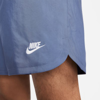 Nike Sportswear Club Woven Short Bleu Foncé Blanc