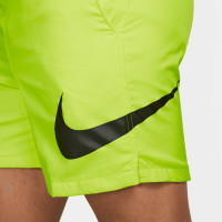 Nike Sportswear Repeat Zomerset Woven Wit Lichtgeel Zwart