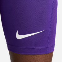 Nike Pro Dri-Fit Strike Short Collant Mauve Blanc