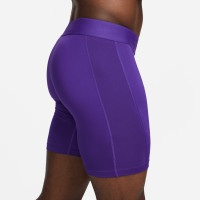 Nike Pro Dri-Fit Strike Short Collant Mauve Blanc