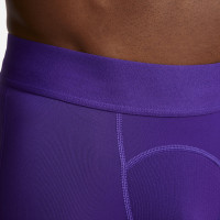 Nike Pro Dri-Fit Strike Short Collant Mauve Blanc