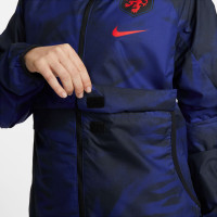 Nike Pays-Bas Allweather Veste 2022-2024 Femmes Bleu Foncé Noir Orange