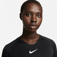 Nike Dri-Fit Park Sous-Maillot Manches Longues Femmes Noir Blanc