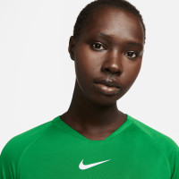 Nike Dri-Fit Park Sous-Maillot Manches Longues Femmes Vert Blanc