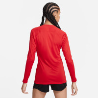 Nike Dri-FIT Park Ondershirt Lange Mouwen Dames Rood Wit