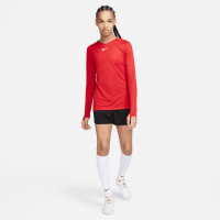 Nike Dri-Fit Park Sous-Maillot Manches Longues Femmes Rouge Blanc