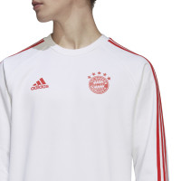 adidas Bayern München Sweat Trainingstrui 2022-2023 Wit