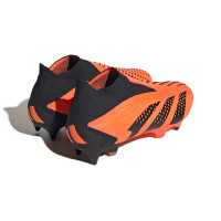 adidas Predator Accuracy+ Sans Lacets Crampons Vissés Chaussures de Foot (SG) Orange Noir