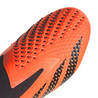 adidas Predator Accuracy+ Veterloze IJzeren-Nop Voetbalschoenen (SG) Oranje Zwart