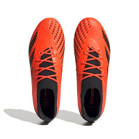 adidas Predator Accuracy.1 Gazon Naturel Chaussures de Foot (FG) Orange Noir